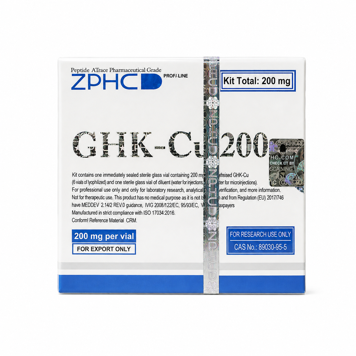 ZPHC GHK-Cu 200 mg - 1 Vial