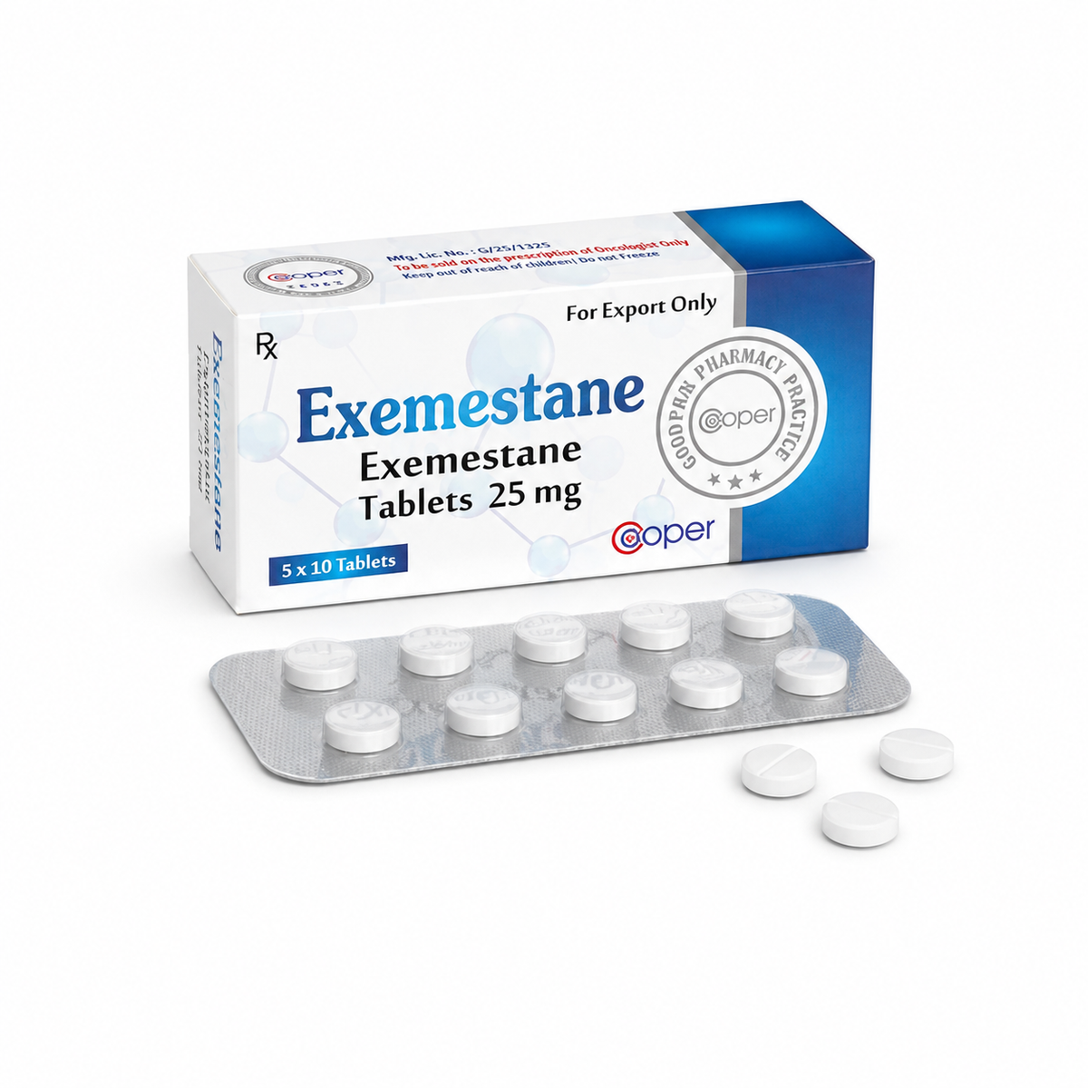 Cooper Exemestane 25 mg - 50 Tabletes