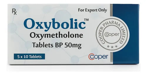 Cooper Oxybolic 50 mg - 50 Comprimidos