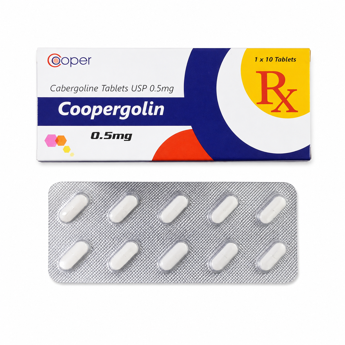 Cooper Coopergolin 0,5 mg - 10 Comprimidos