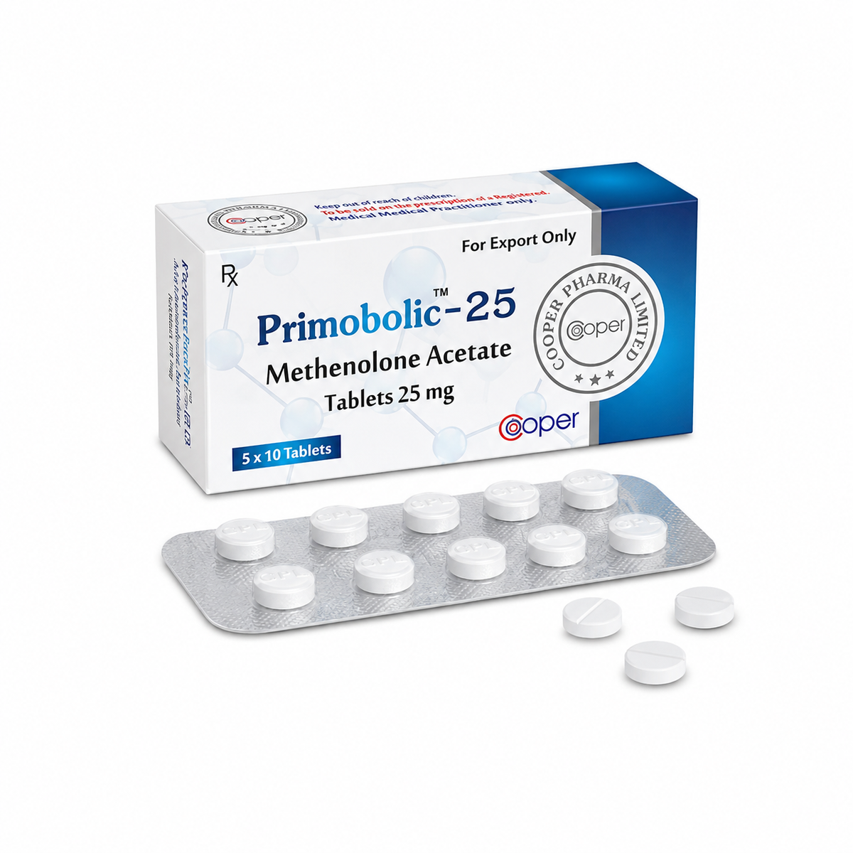 Cooper Primobolic 25 mg - 50 Tabletes